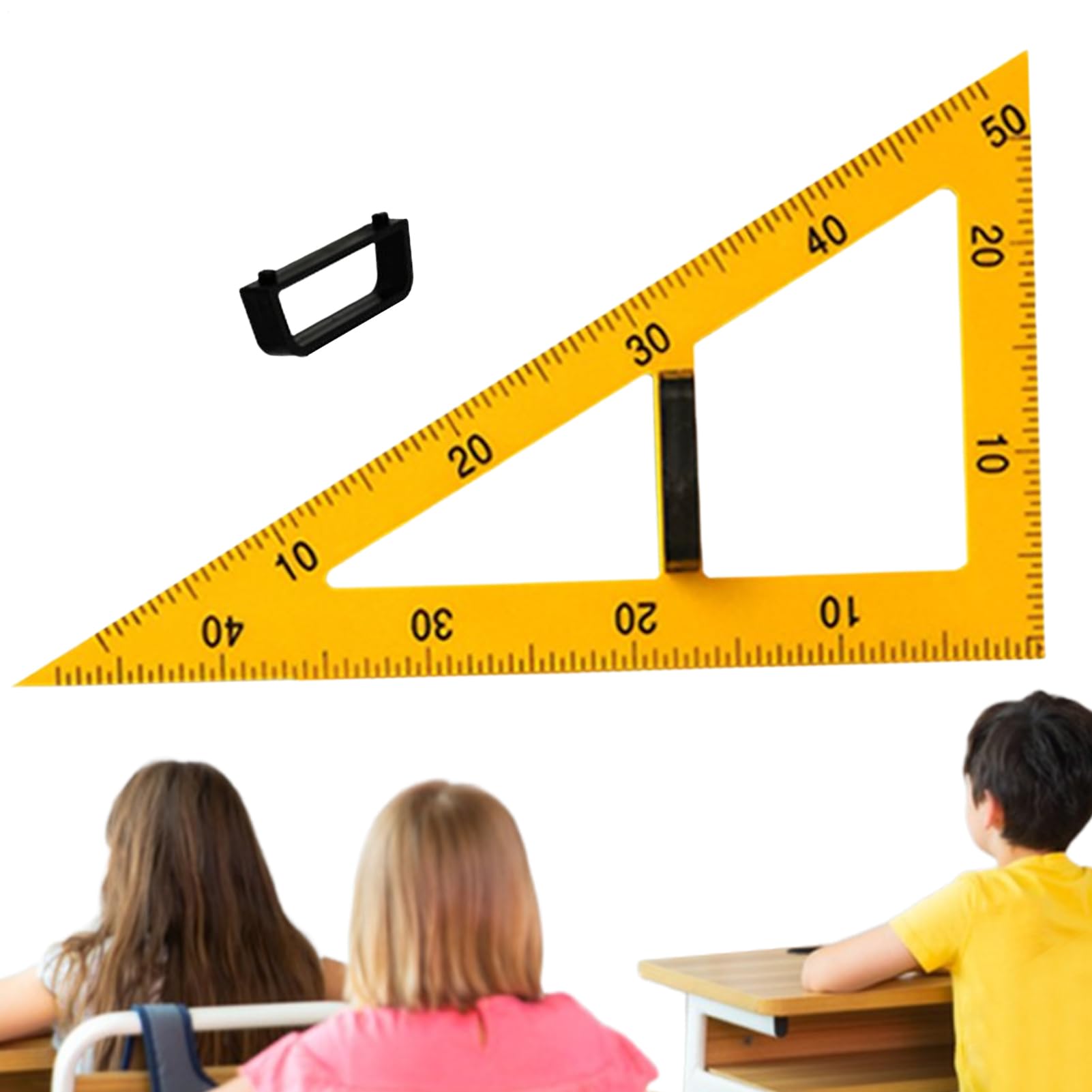 Transportador De Profesor Para Pizarra Blanca Regla De Medición De Ángulos | Regla Magnética para Profesores para Clases de Matemáticas Arquitectos Ingenieros Diseñadores y Pizarrones
