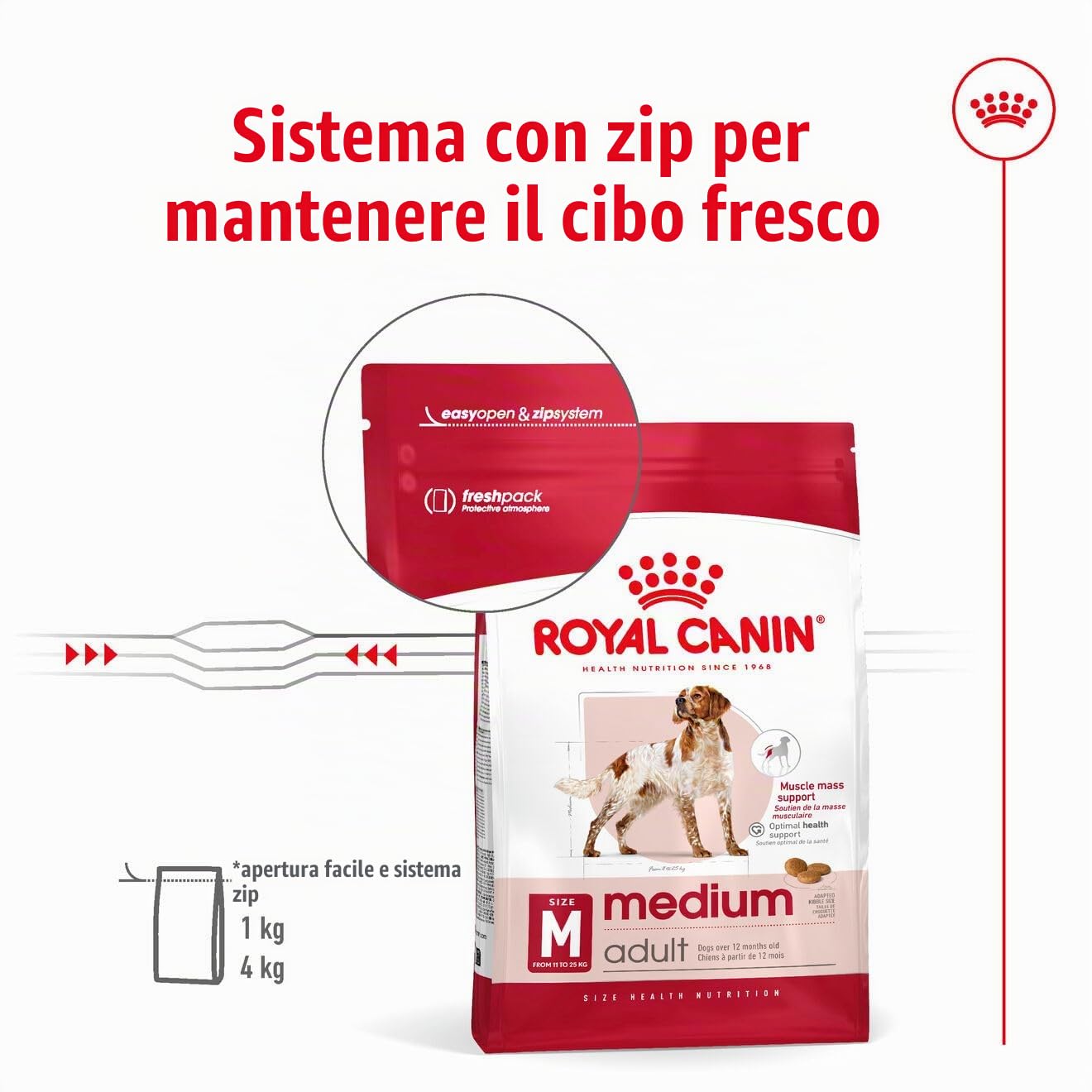 Royal Canin C-08402 S.N. Adulto Medio - 4 kg