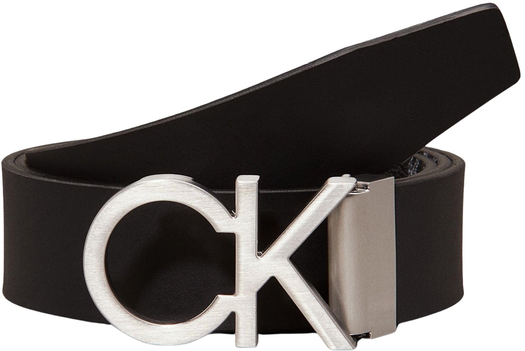 Tommy Hilfiger Uomo Cintura Ck Rev.Adj. New Mono Belt 3.5 cm Cintura in Pelle Sintetica