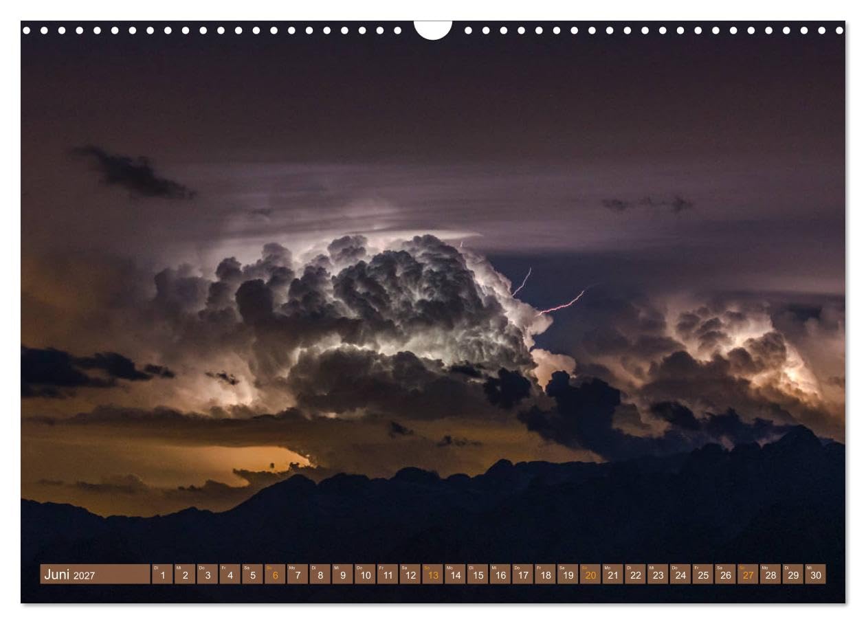 CALVENDO - DOBRATSCH - Die Magie der Fernsicht (Wandkalender 2027 DIN A3 quer), Monatskalender: Ein atemberaubendes Panorama