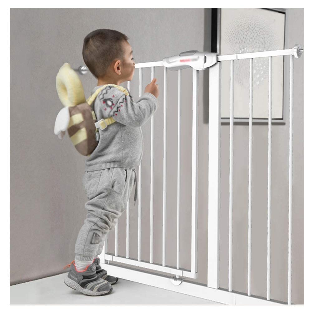 ISCBAFYX Punch Puertas De Seguridad para Bebés Cierre Automático Aislamiento Pasillo Balcón Puerta De Escalera para Perros Y Mascotas, Alto 77 Cm (Color:, Tamaño: Ancho 275-284 Cm)