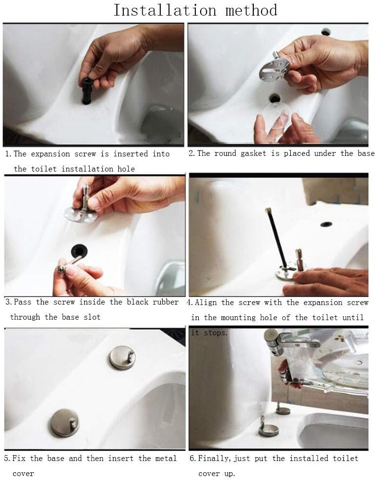 Toilet Lid with Silent Slow Down Urea-Resin Ultra Resistant Top Fixed U/V/O Shape Compatible Cover for Family Use 40~48cm*33~38cm