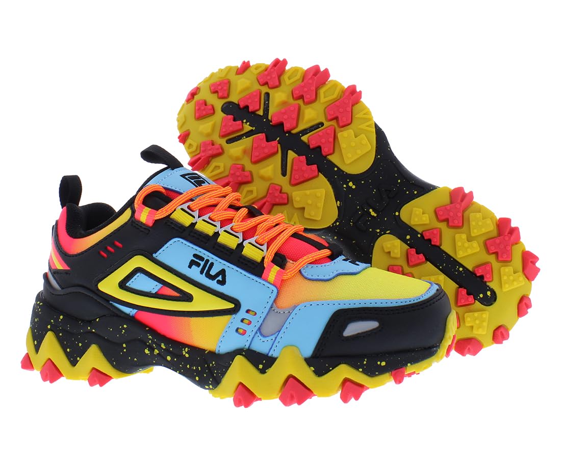 Fila Oakmont Tr Boys Shoes Size 3.5, Color: Black/Multicolor