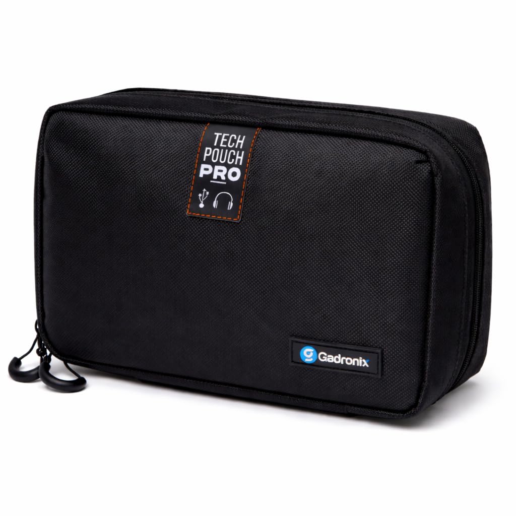 Gadronix Tech Organizer Pouch Pro: Waterproof Electronics Organizer Bag & Gadget Organizer Tech Bag – Travel Tech Pouch for Cables, Hard Drives & Accessories