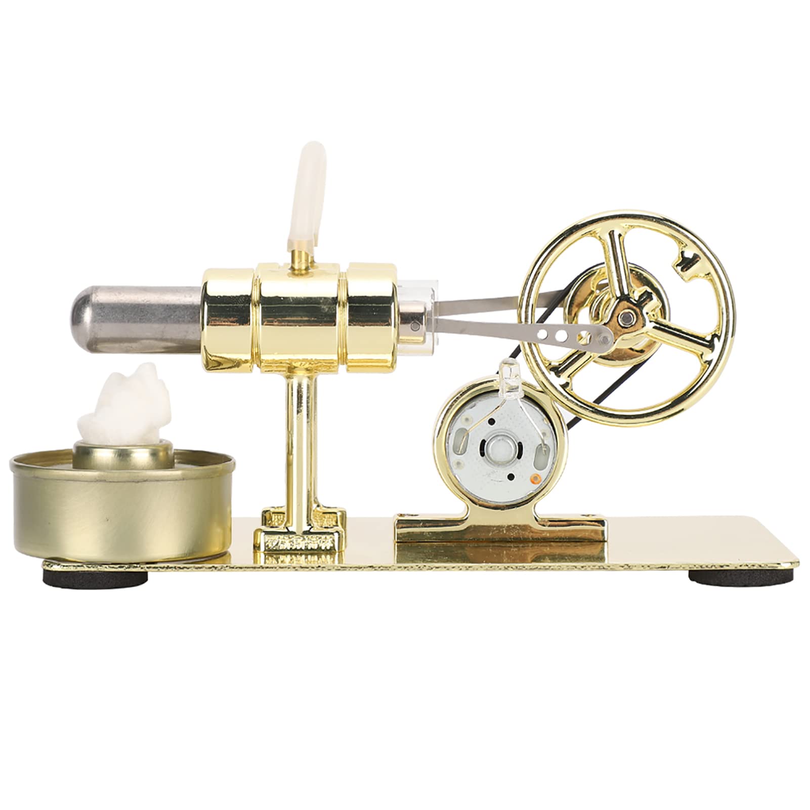 Kit di Montaggio Motore Stirling Materiale in Acciaio Inossidabile per Progetti Scientifici Scolastici