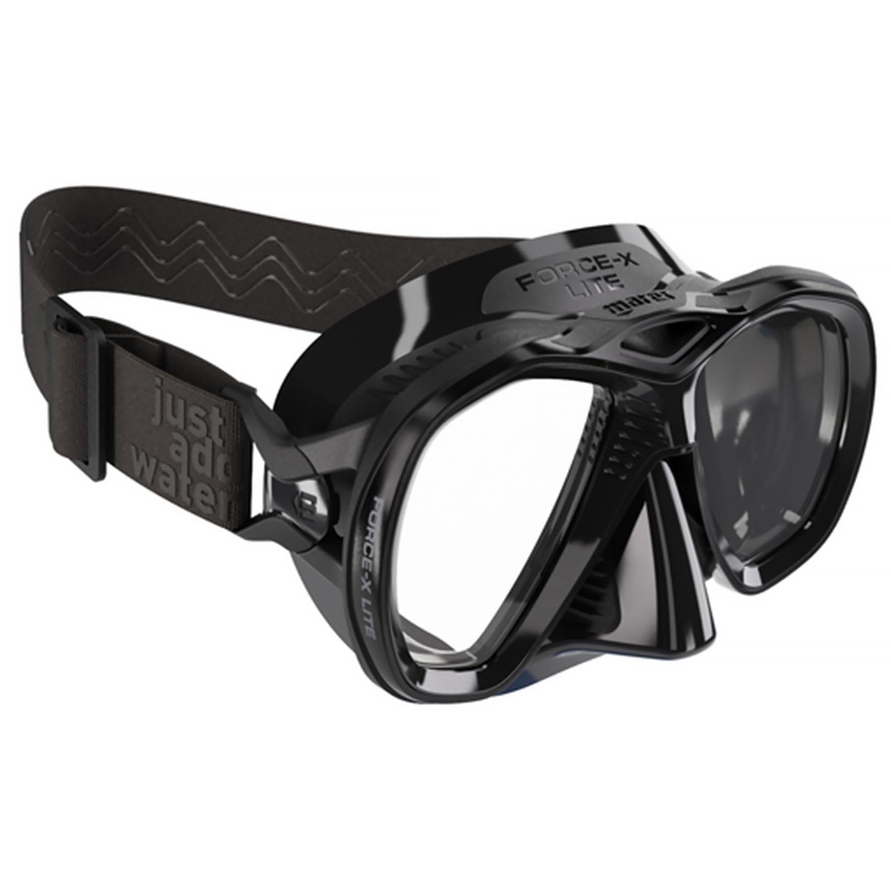Mares Force X Lite Máscara de Submarinismo (bucear) Negro, Mono Silicona (Nero/Nero)