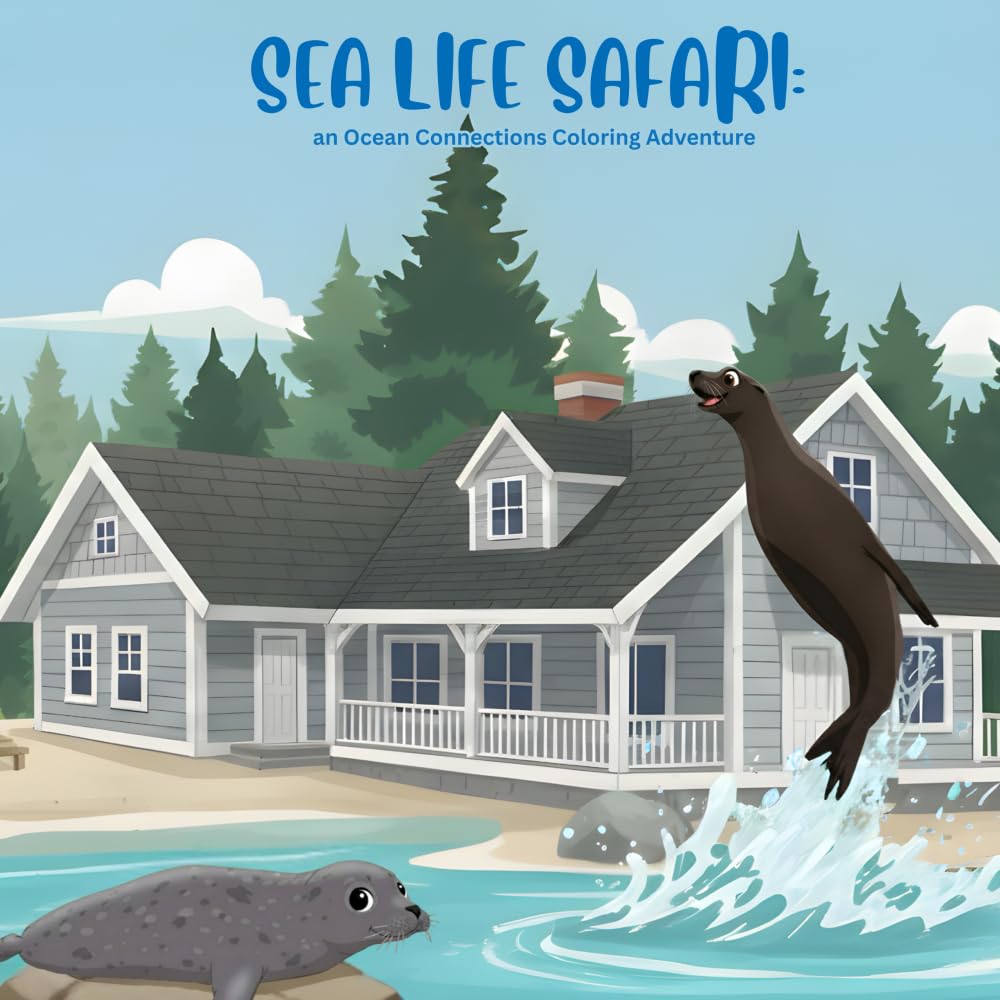Sea Life Safari: An Ocean Connections Coloring Adventure (Ocean Connections Adventures)