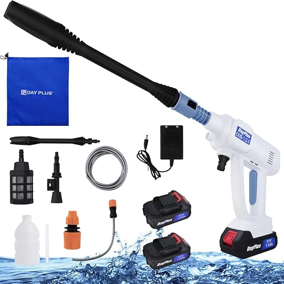 DeeprBetter Akku-Hochdruckreiniger - 68Bar Kabellos Für Auto & Garten