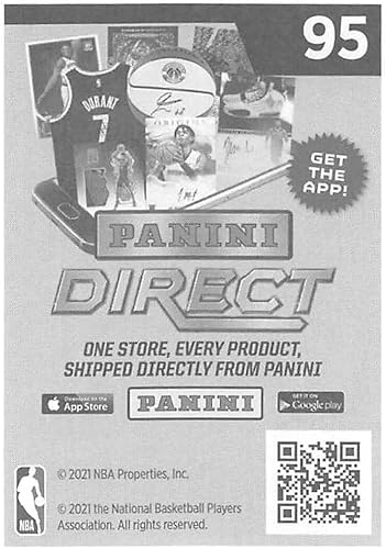 Miniatura 2 de 2020-21 Panini Stickers #95 Devin Vassell / 11th Overall Rookie Sticker Official NBA Basketball Album Sticker Measuring 2.75 inch tall X 2 inches