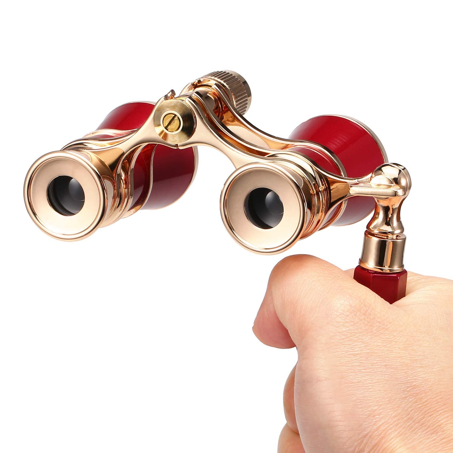 Télescope opéra théâtre Course de Chevaux 3X25 Lunettes binoculaire avec poignée/Kit d'accessoires télescope pour Femmes