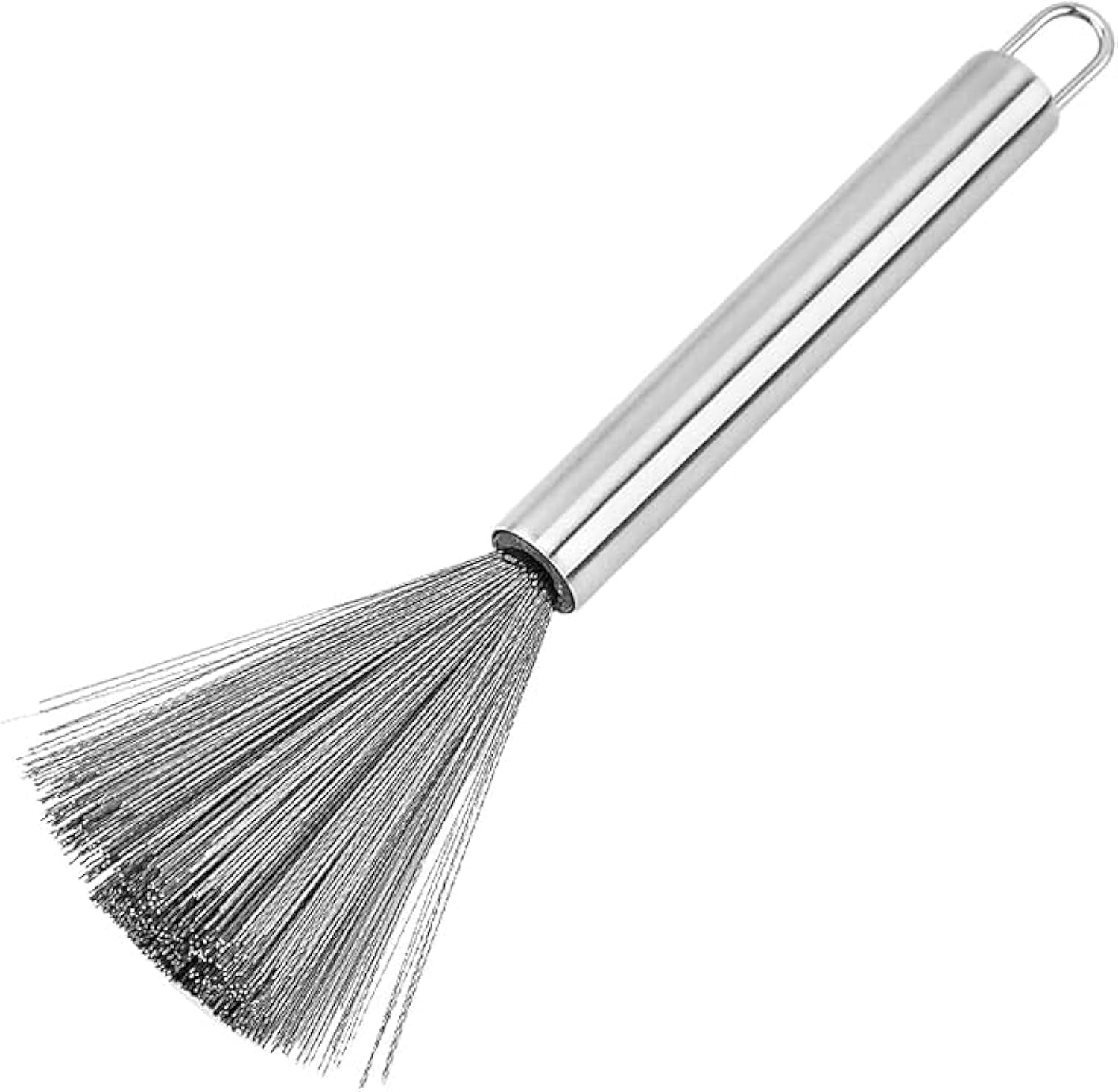 Stainless Steel Pot Brush | Pan Cleaning Brush for Cast Iron, Frying Pans, Grill and Stove Scrubbing (Pack of 1)