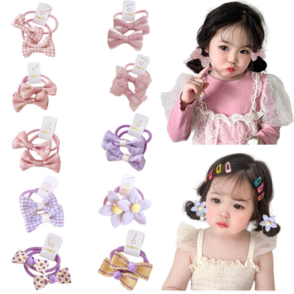 ୨୧ヘアゴムセットJ-201୨୧ヘアゴム⑅ ベビー&キッズ⑅ ハンドメイド