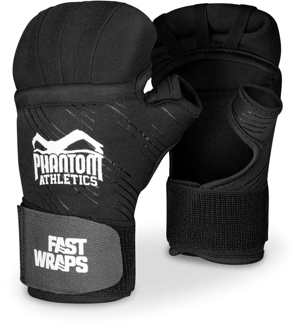Phantom Athletics Fast Wraps - Guantoni da boxe leggeri per arti marziali come MMA, Muay Thai e Kickboxing