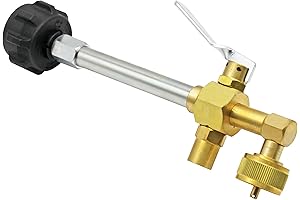 Flame King Propane Refill Fitting Adapter Valve