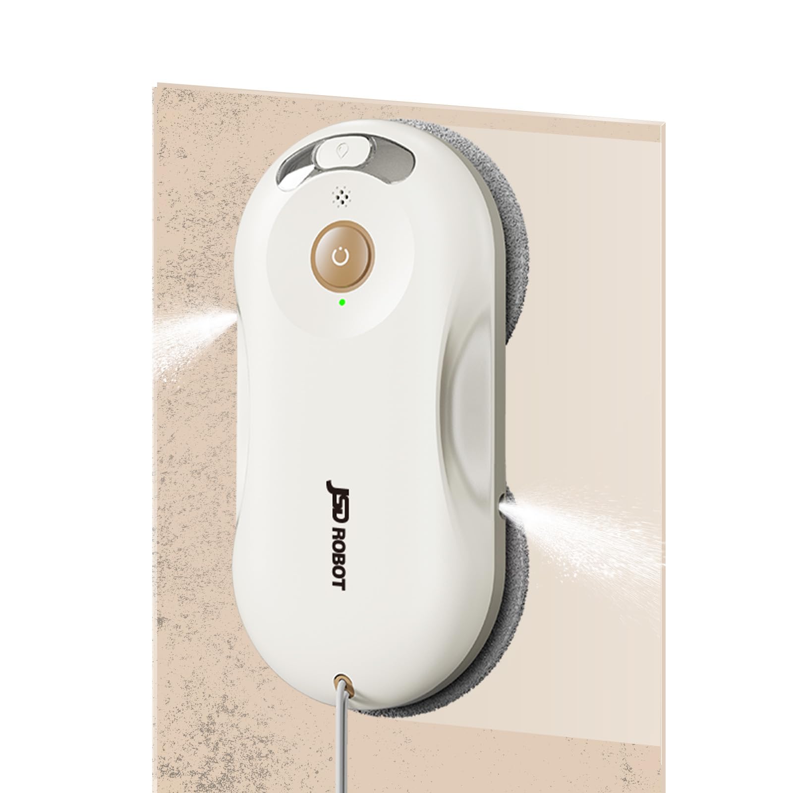 T30 Robot Limpiacristales, Succión 5500 Pa, Pulverización 2 Lados, Silencioso, Delgado 6,05 cm, Planificación de Ruta Automática, Protecciones Múltiples,Uso Interior/Exterior (Blanco)