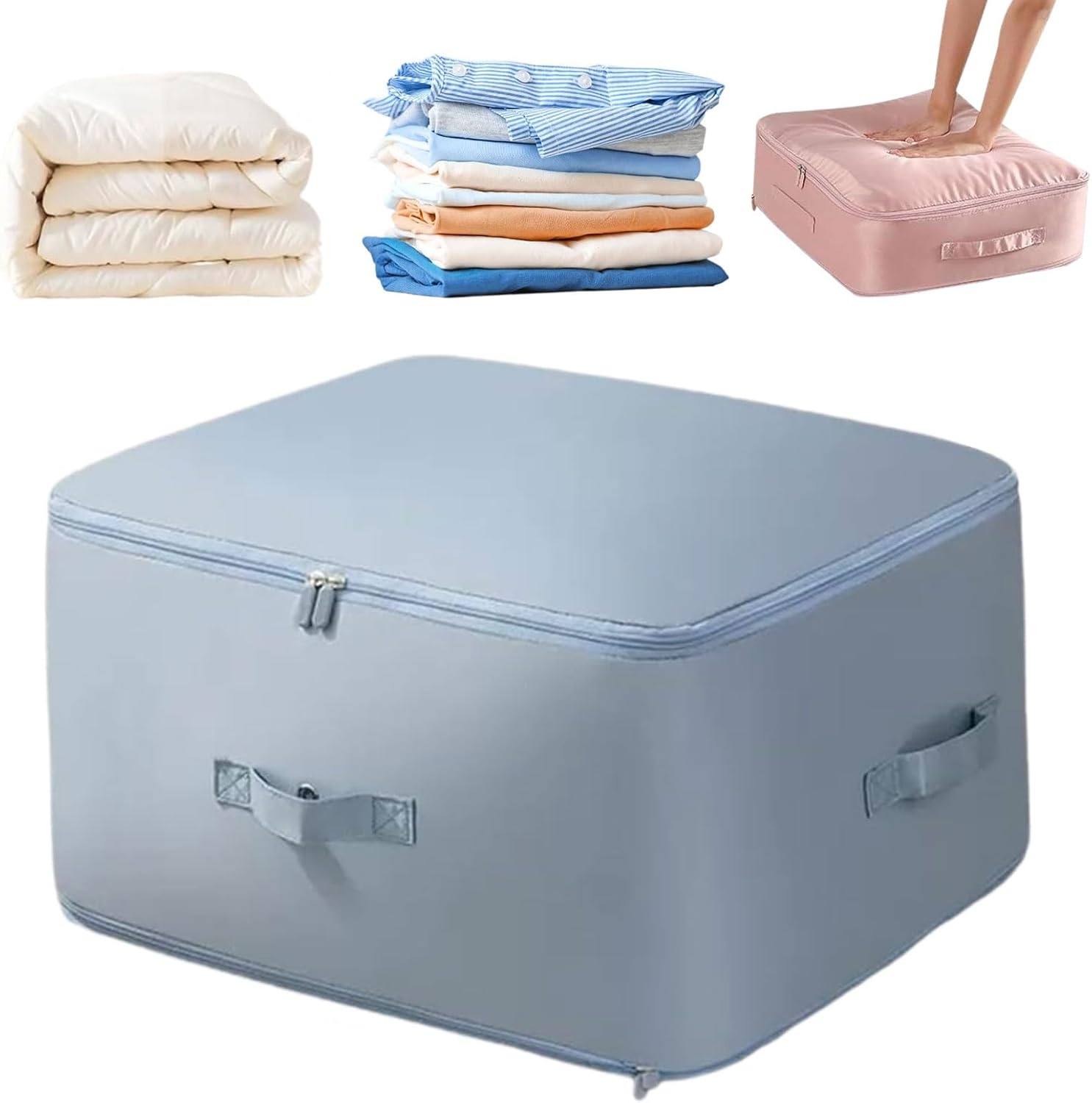 Vacuum Pack Compression Storage Space Saver Bags Large Zips Compression