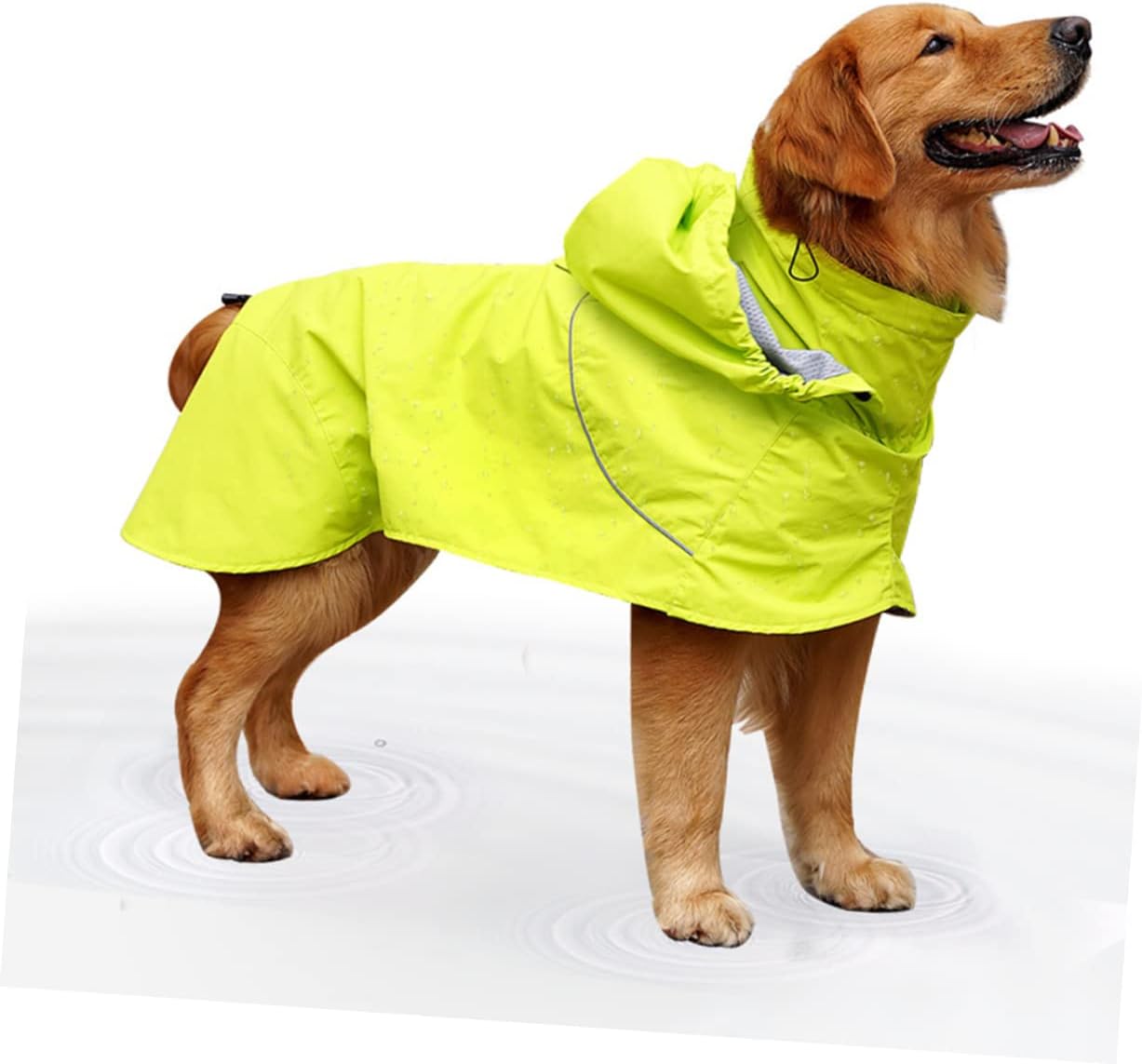BESPORTBLE Pet Rain Jacket Dog Rain Coat Nylon Dog Rainwear High Collar Pet Clothing