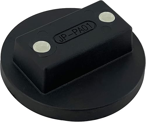 Universal Nylon PA6 Almohadilla magnética Jack Puck Soporte Compatible con BMW, Mini (cantidad 1, negro)