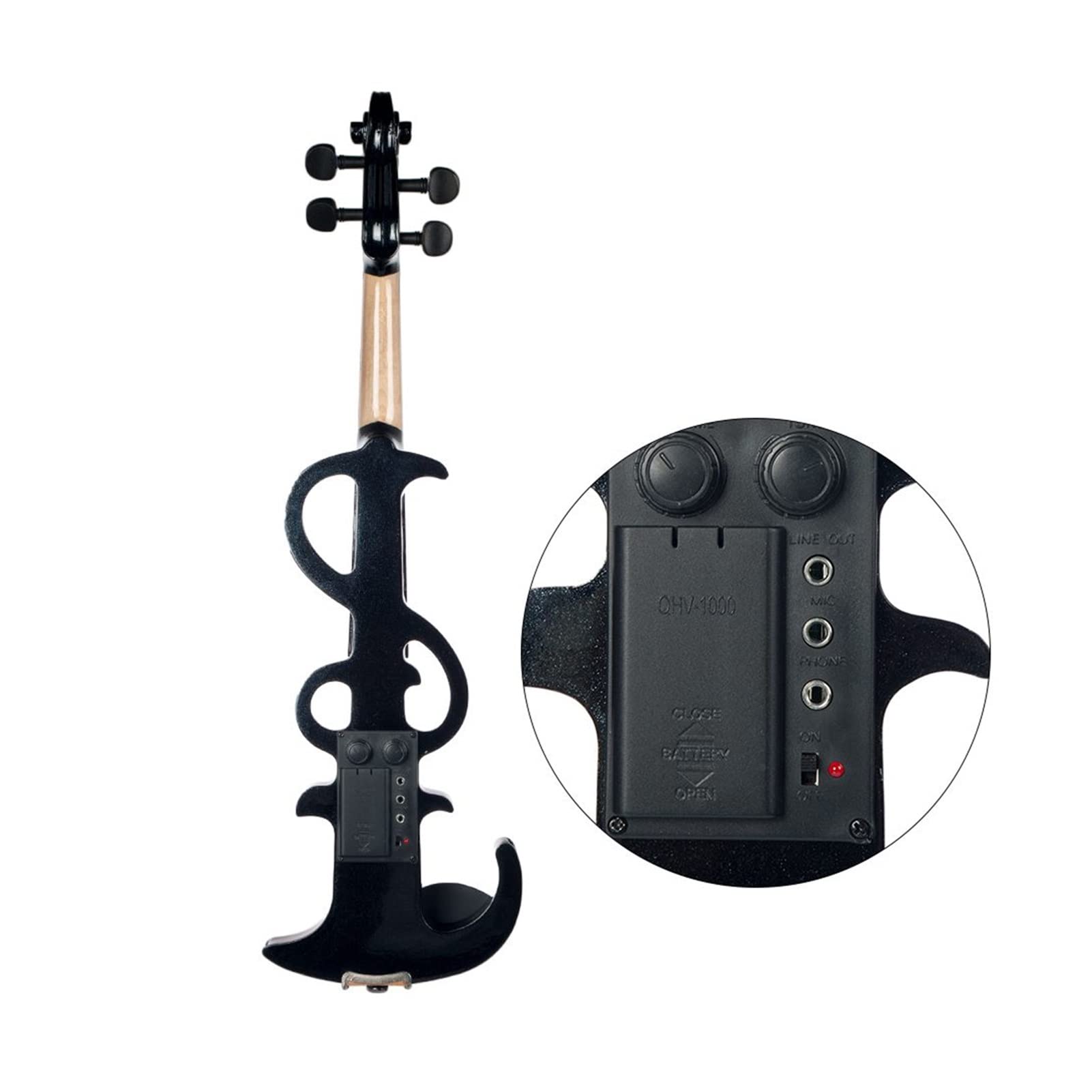 Violino 4/4 Strumenti Per Tastiera Per Violino Elettrico A Tastiera Elettrica Con Cassa 4 Strumenti A Corda Violino Violino