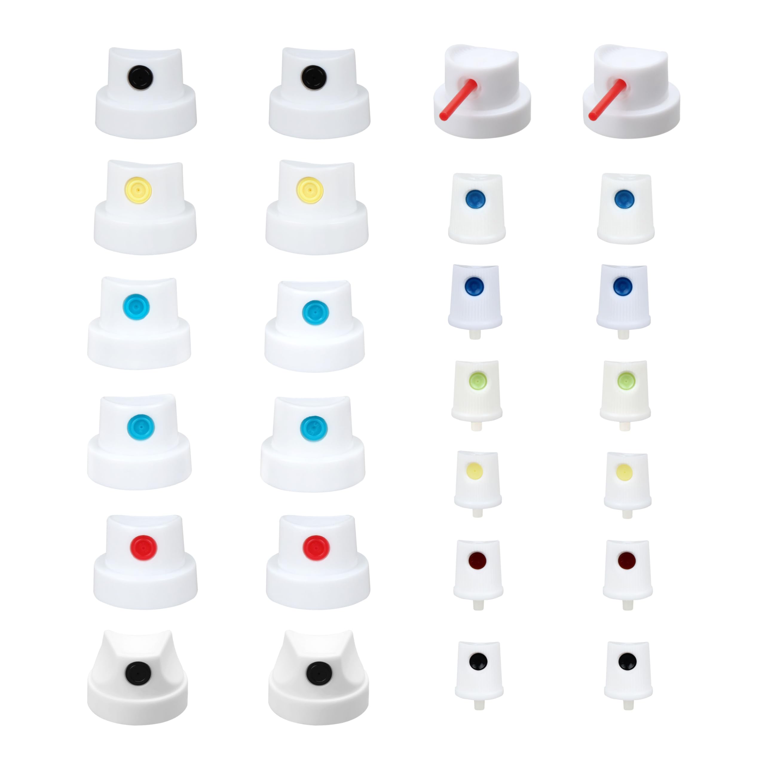 Spray Paint Nozzle Caps Set, 26 Universal Replacement Tips, Master Cap Collection
