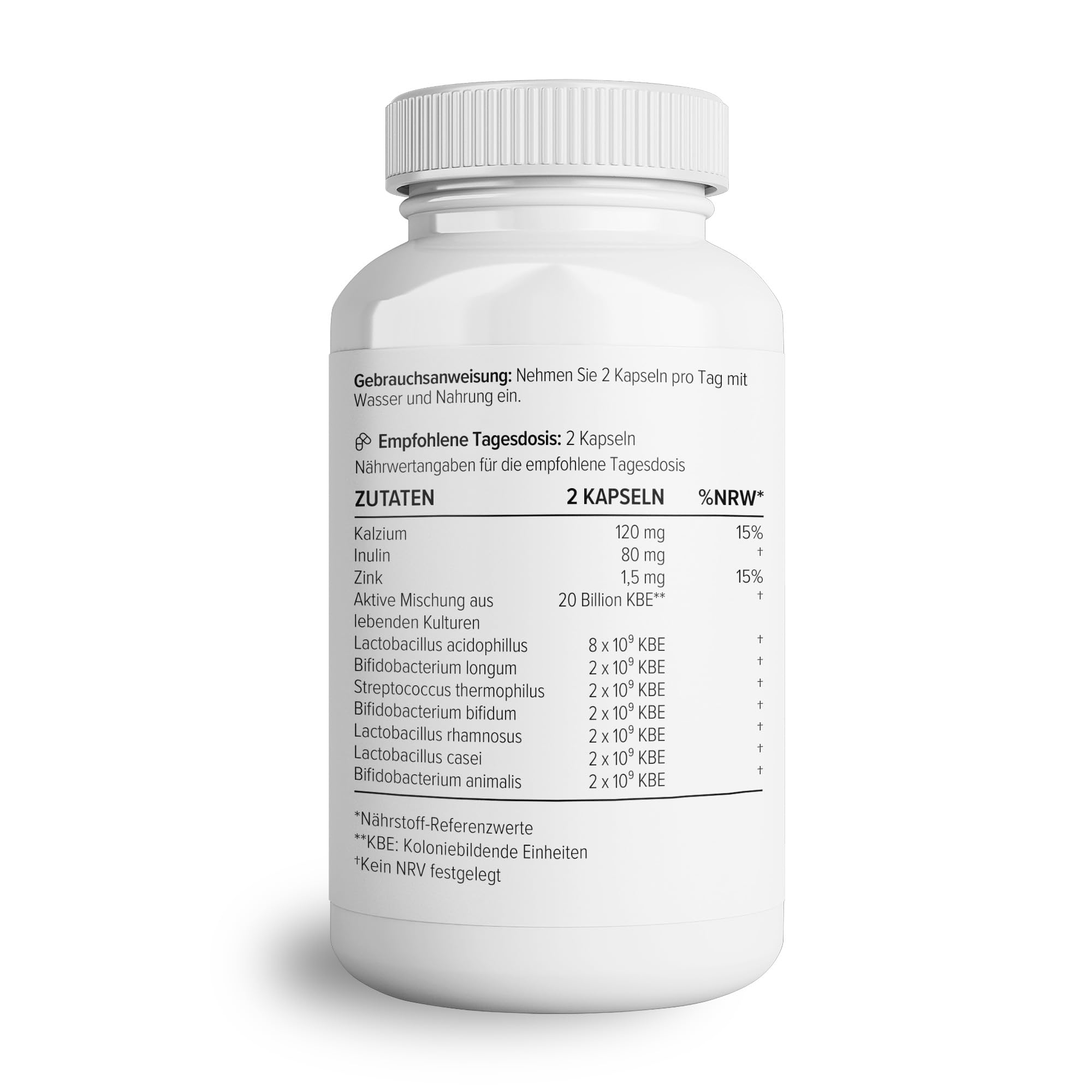 Theonia Probiotik Complex Ergänzungsmittel – 7 hochwirksame Bakterienstämme mit 20 Milliarden KBE – Darmreinigung, Immunfunktion, Verdauungsförderung, Hautgesundheit – 60 Vegan Kapseln