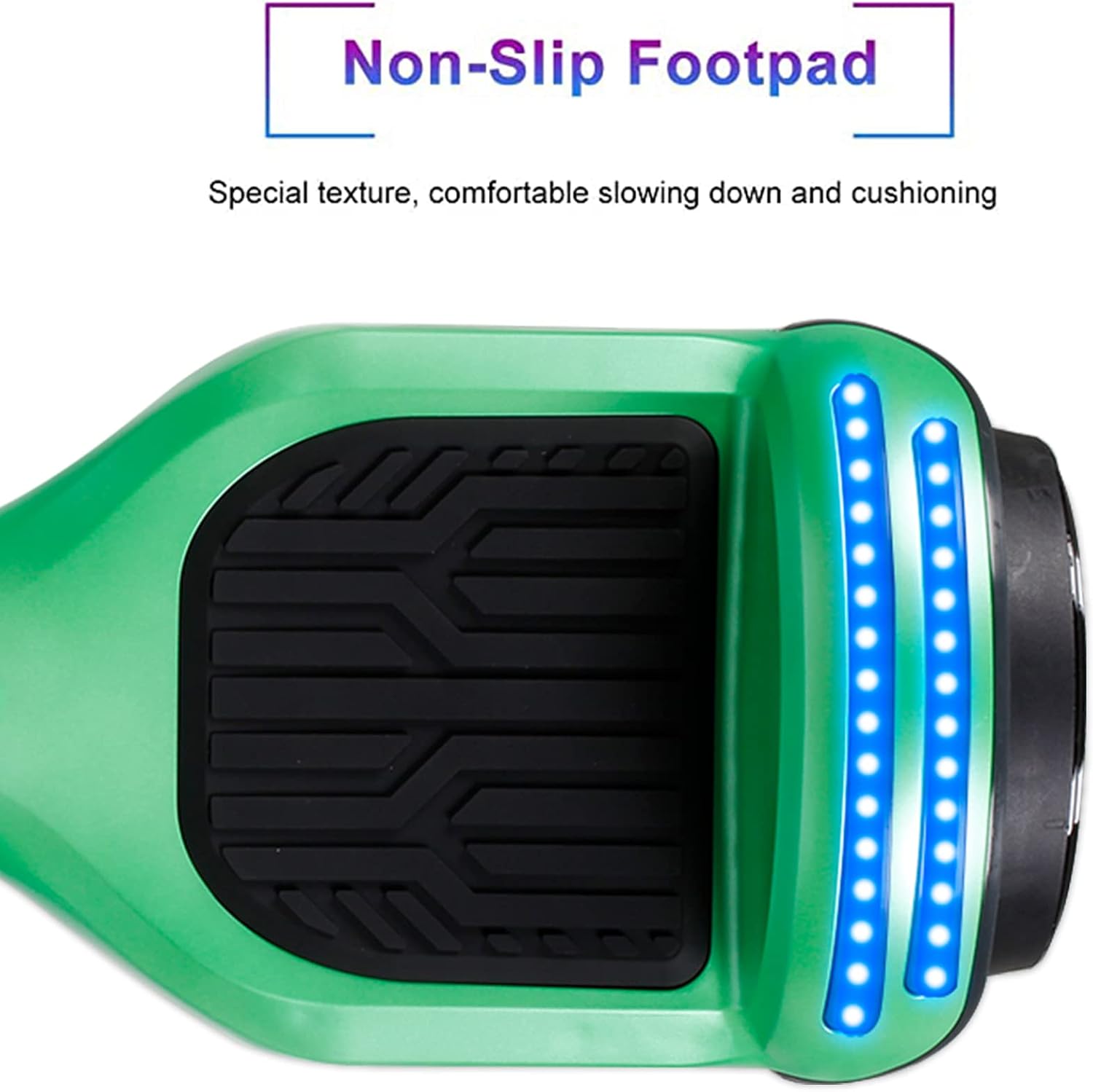 SISIGAD Hoverboard, 6.5" Bluetooth Hoverboard, Hard Shell Self Balancing Scooter, LED Lights