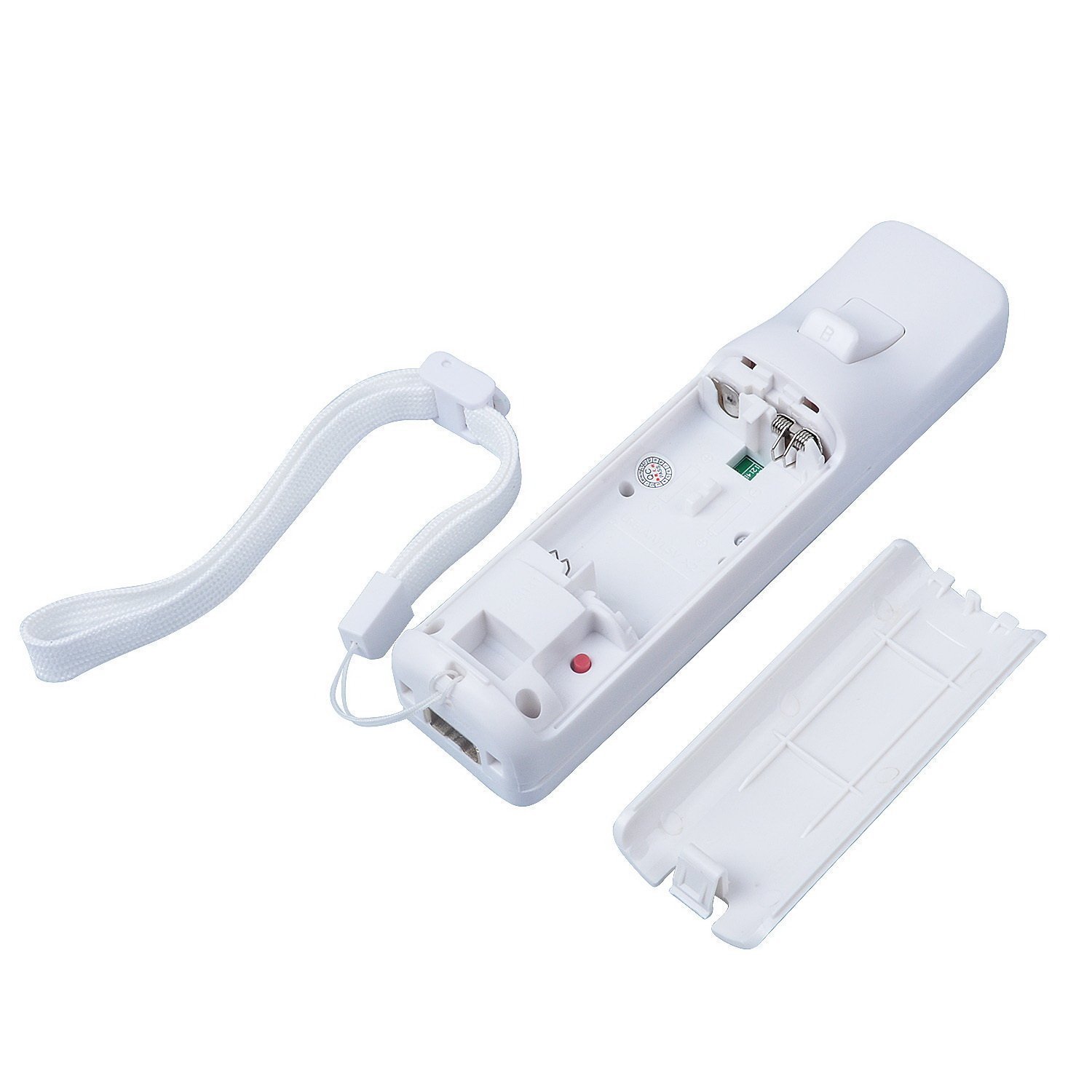 Controller Wii Motion Plus, 2 In 1 Nunchuck Costruito Motion Plus Telecomando Remote Set Per Nintendo Wii e La Console Wii u Con Custodia In Silicone + Custodia - Bianca