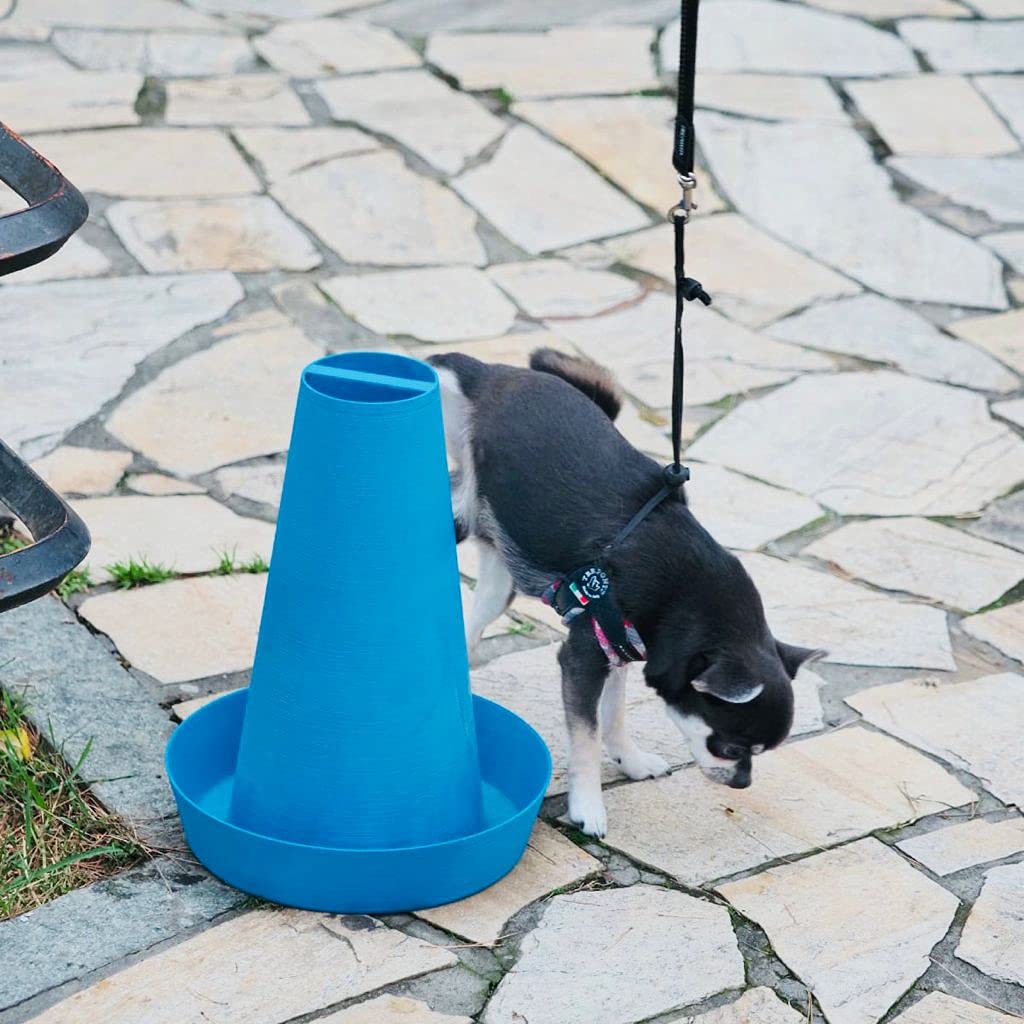 PIPPI Baño para Perros tapete para Perros baño fácil de Limpiar para Interiores WC para Perros para una higiene óptima sin olores ecológico Dog Toilet WC 28x36cm Azul Pack de 3