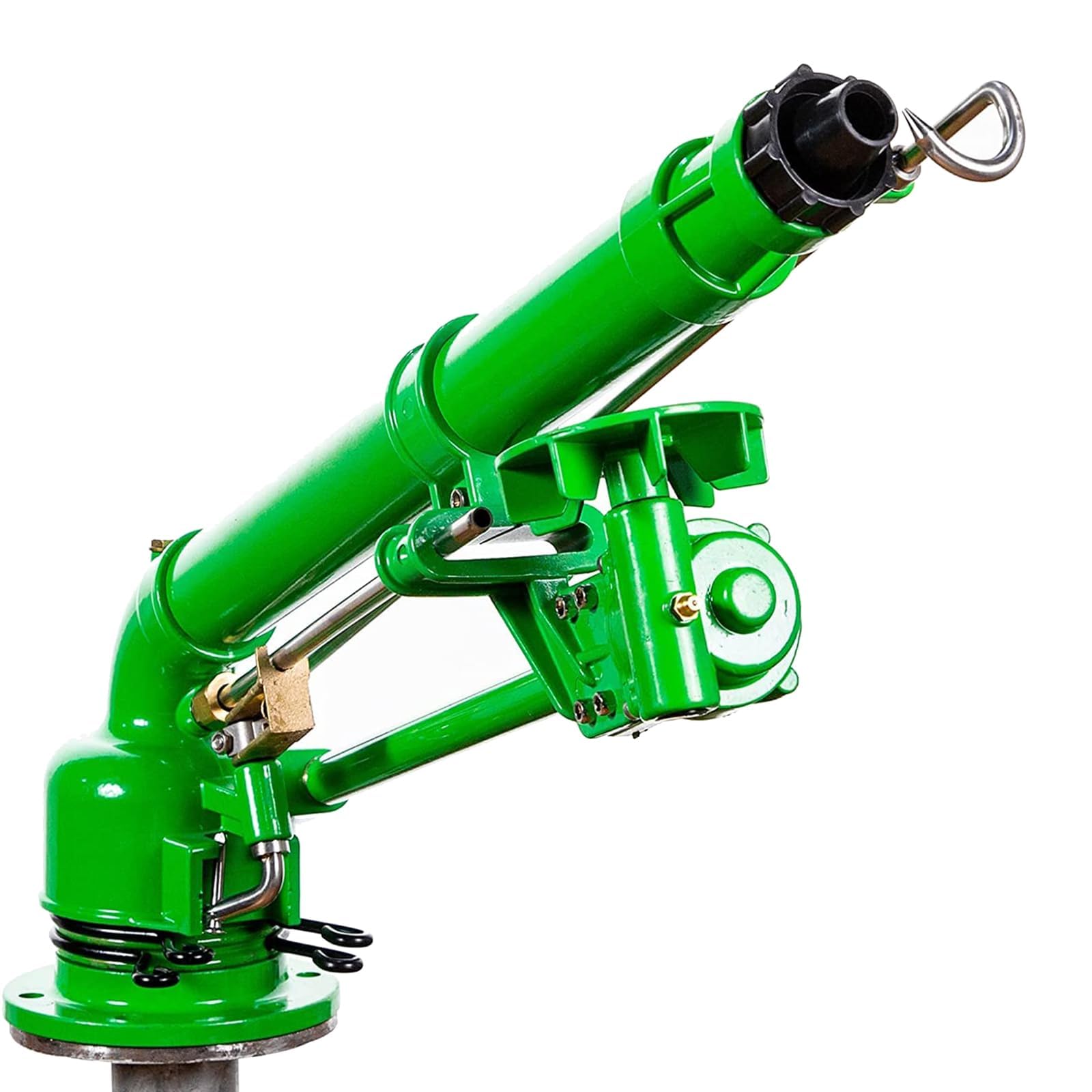 Farm Bewässerungssprinkler – 5,1 cm Impact Rasensprinkler, verstellbare Höhe 0°-48°, 360° Drehung für Garten & Obstgarten Bewässerung