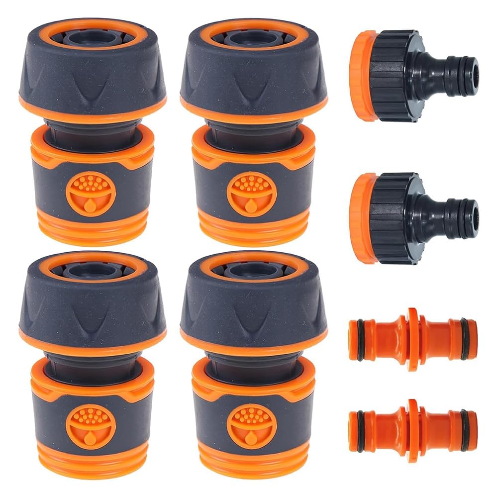 Littimoon Hose Connector 3/4 Inch Coupling and Garden Hose Connection for Garden Irrigation