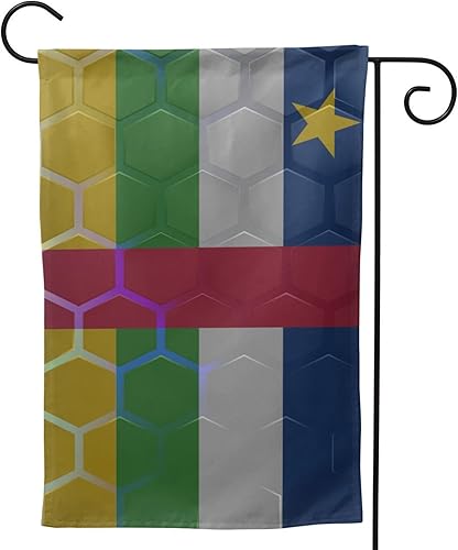 Miniatura 4 de Flag Of The Central African Republic Garden Flag 28"x40" Inch Double Sided Garden Flags Home Lawn Outdoor Decor Flags Party Banner Welcome Flag