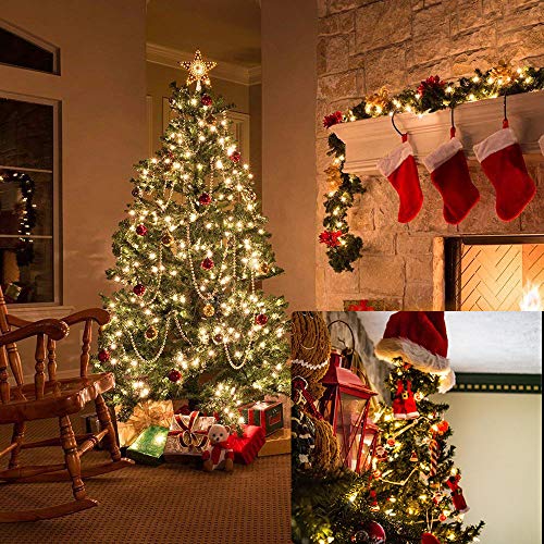 Mygoto 33Ft 100 Leds String Lights Waterproof Fairy Lights 8 Modes With Memory 30V Ul Certified Power Supply For Home, Garden, Wedding, Party, Christmas Decoration Indoor Outdoor (Warm White) #TOP3