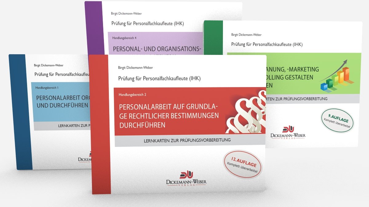 Personalfachkaufleute - Lernkarten Komplettpaket Handlungsbereich 1 bis 4