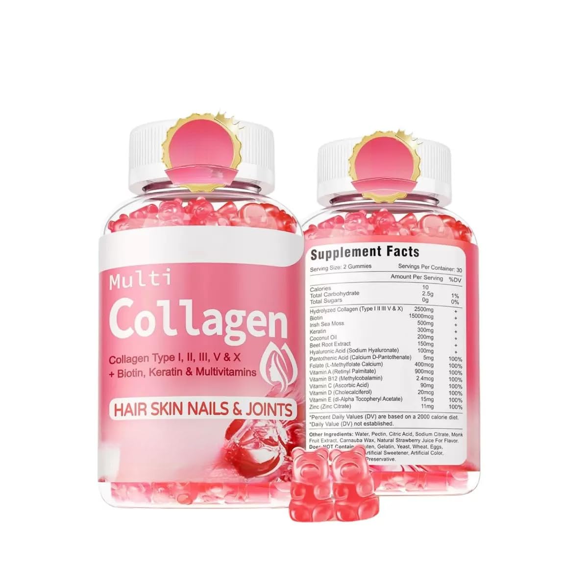𝐂𝐨𝐥𝐥𝐚𝐠𝐞𝐧 𝐏𝐞𝐩𝐭𝐢𝐝𝐞 pour femmes et hommes - Sans sucre, pour la digestion des cheveux, de la peau et des ongles