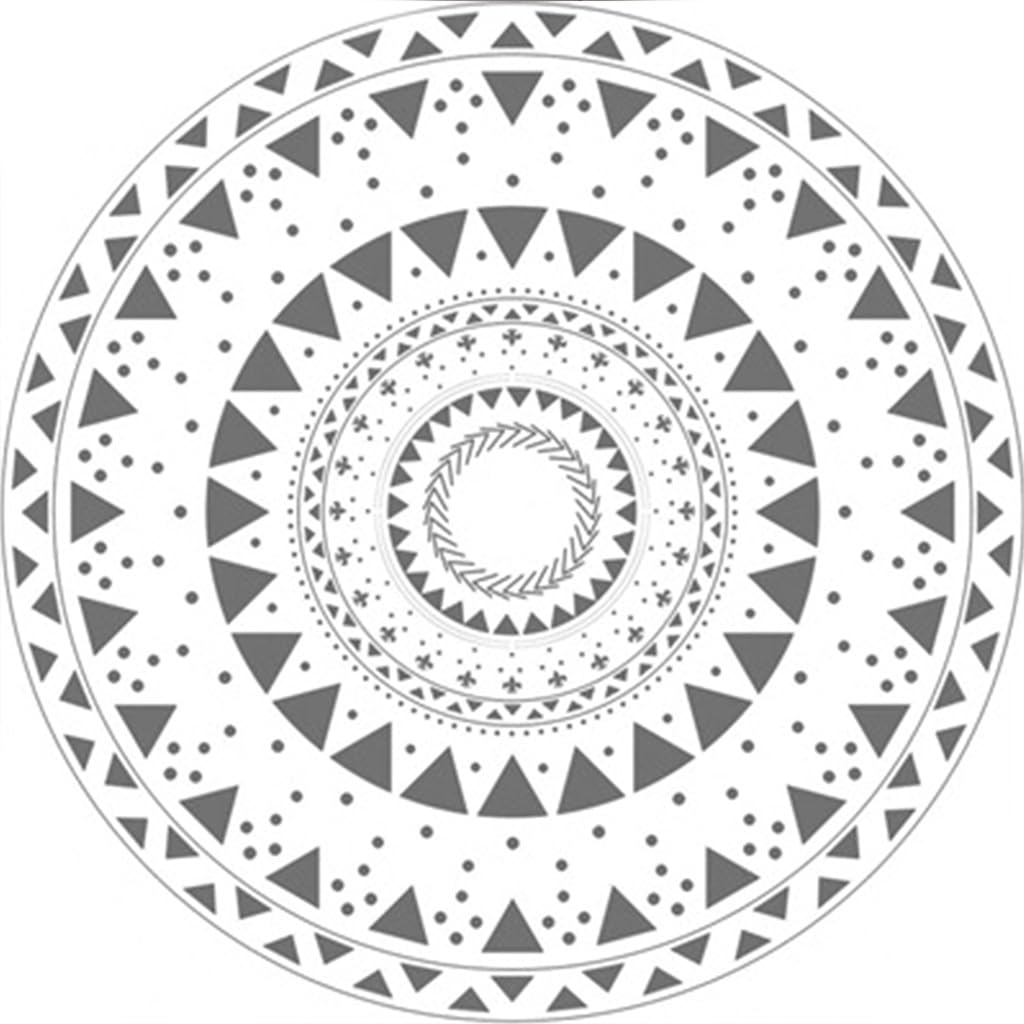 Tapis de sol rond en peluche moderne pour chambre d'enfant et salon