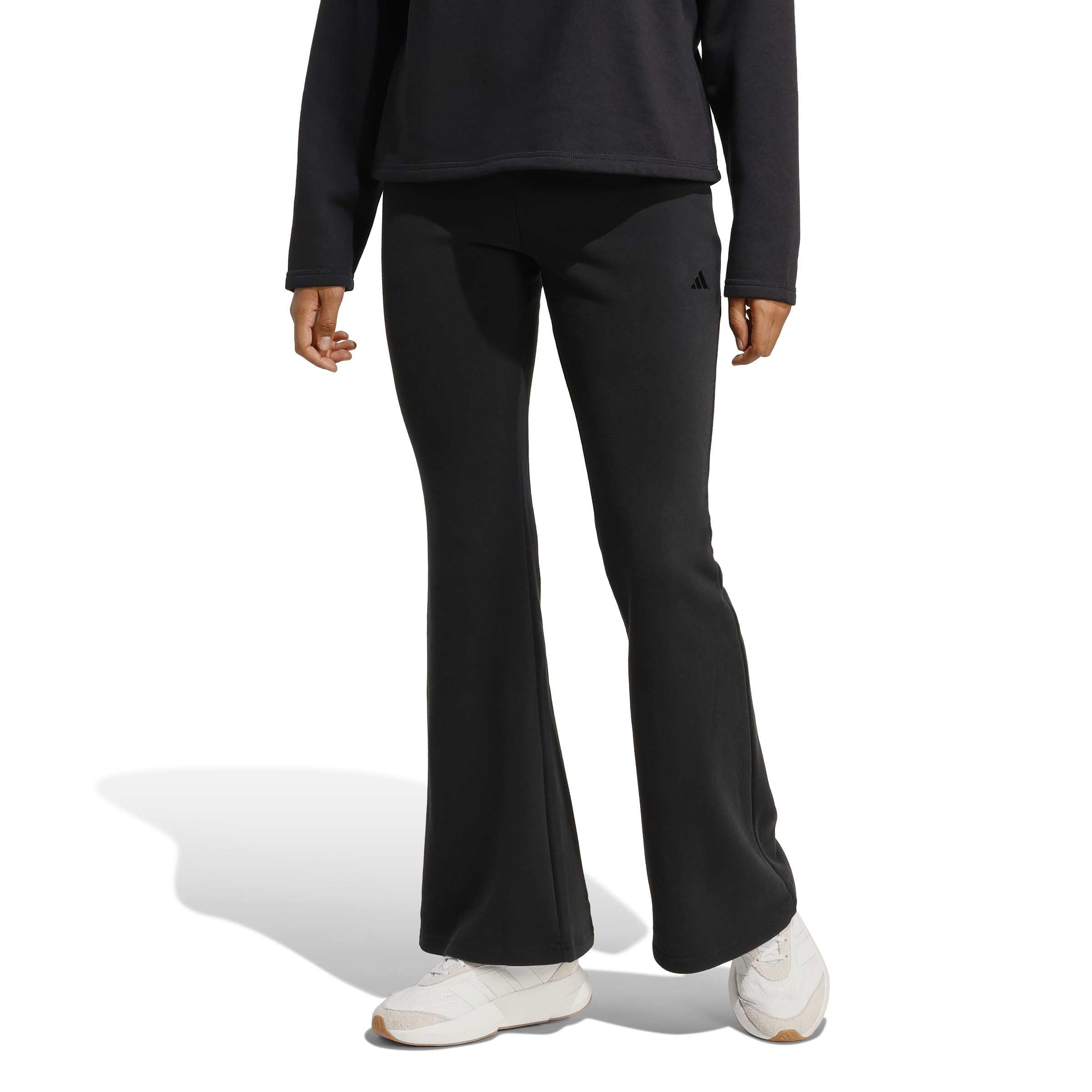 adidas Women's Pantalon évasé French Terry Seasonal Essentials