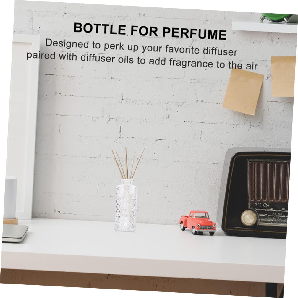 Bottiglia Profumo Ambiente Vuota 150ml in Vetro, 4 Pezzi | Capacità 150ml, Confezione da 4, Stile Moderno, per Bagno e Decorazione Domestica