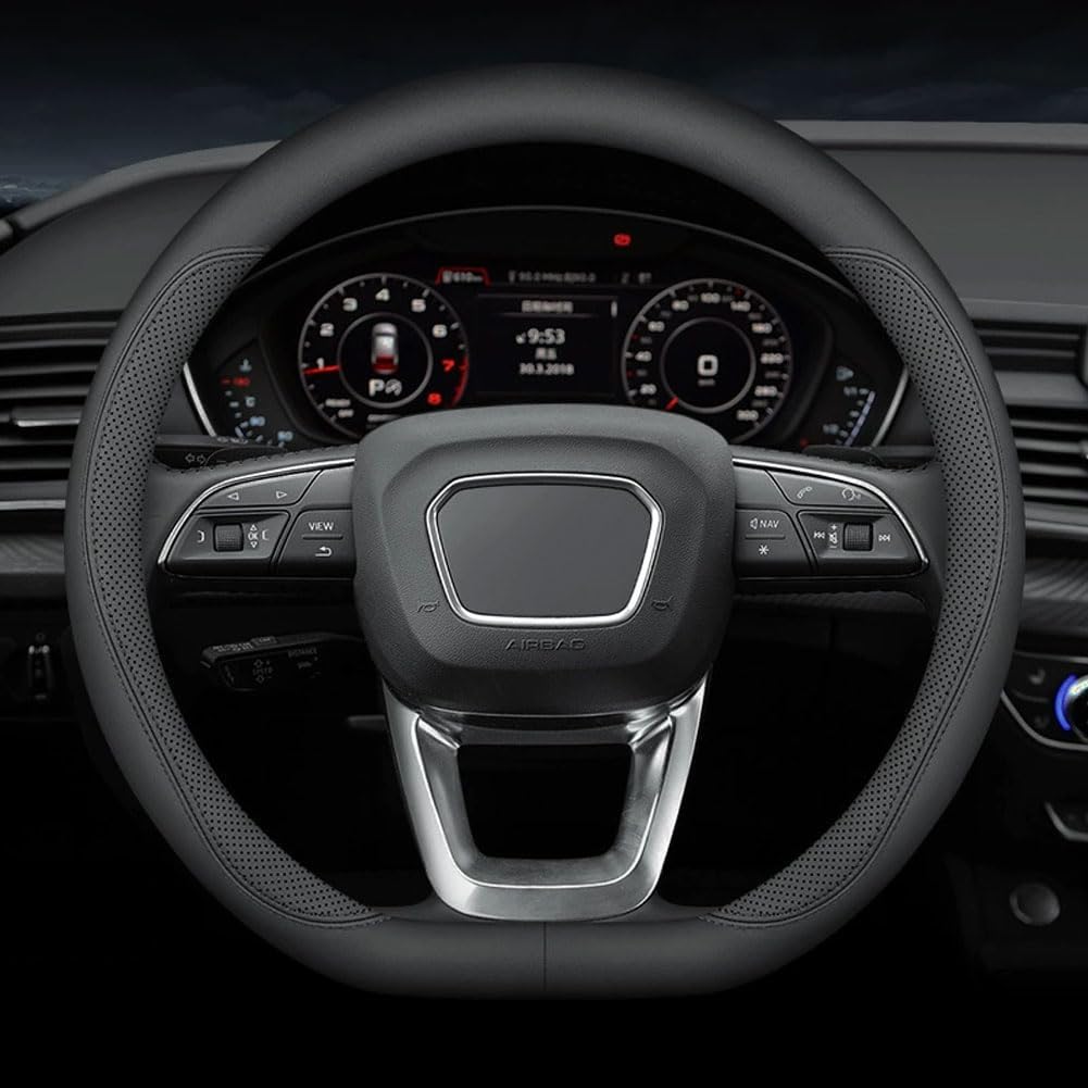 Tryagat Car Steering Wheel Cover for MG MG4 EV XPower 2023 2024 2025, Automotive Steering Wheel Protector Car Wheel Protector Accessories,Type-D-C