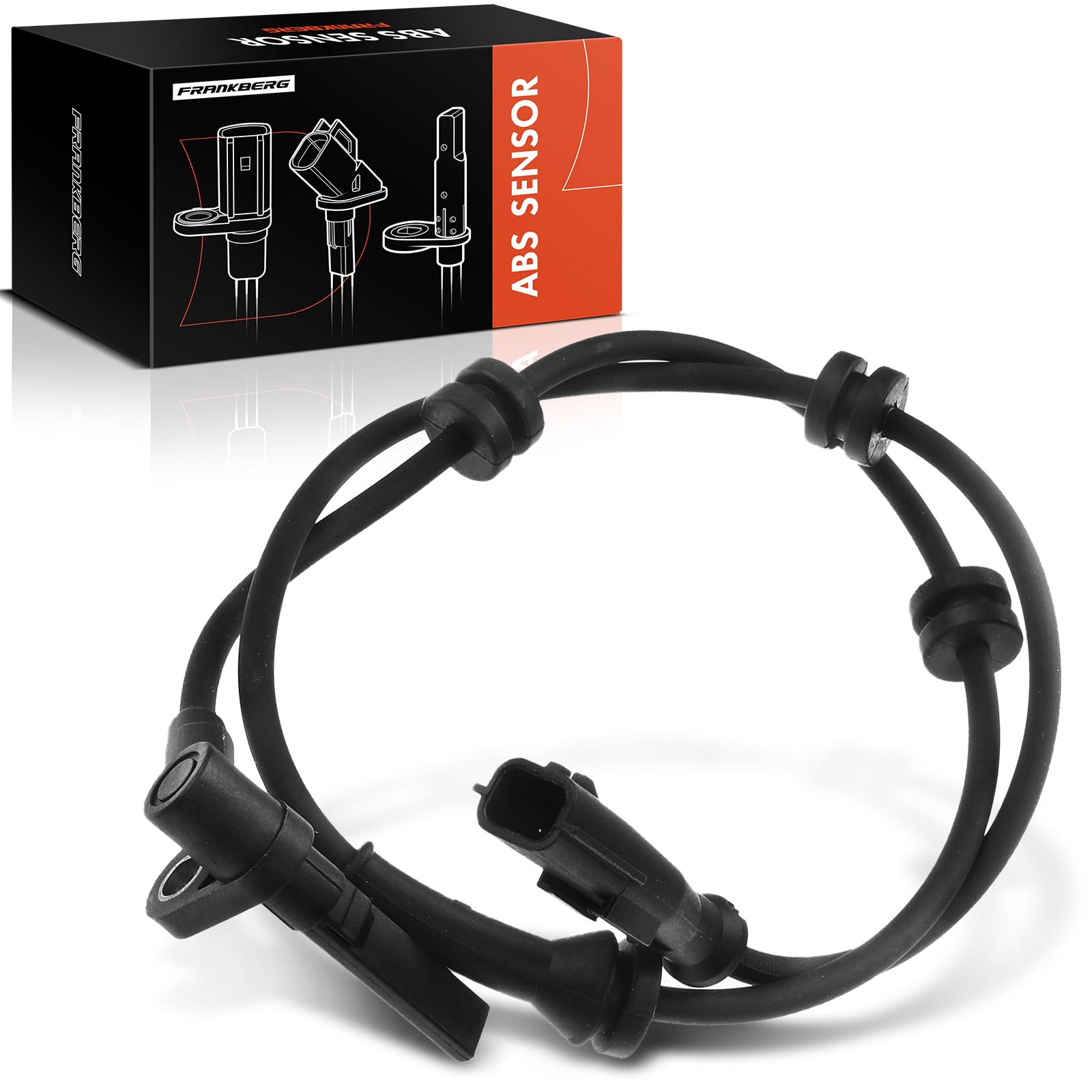 Frankberg Capteur de vitesse de roue ABS avant droit 2 broches 30207 | Compatible avec: M.e.g.a.n.e III Coupé DZ0/1