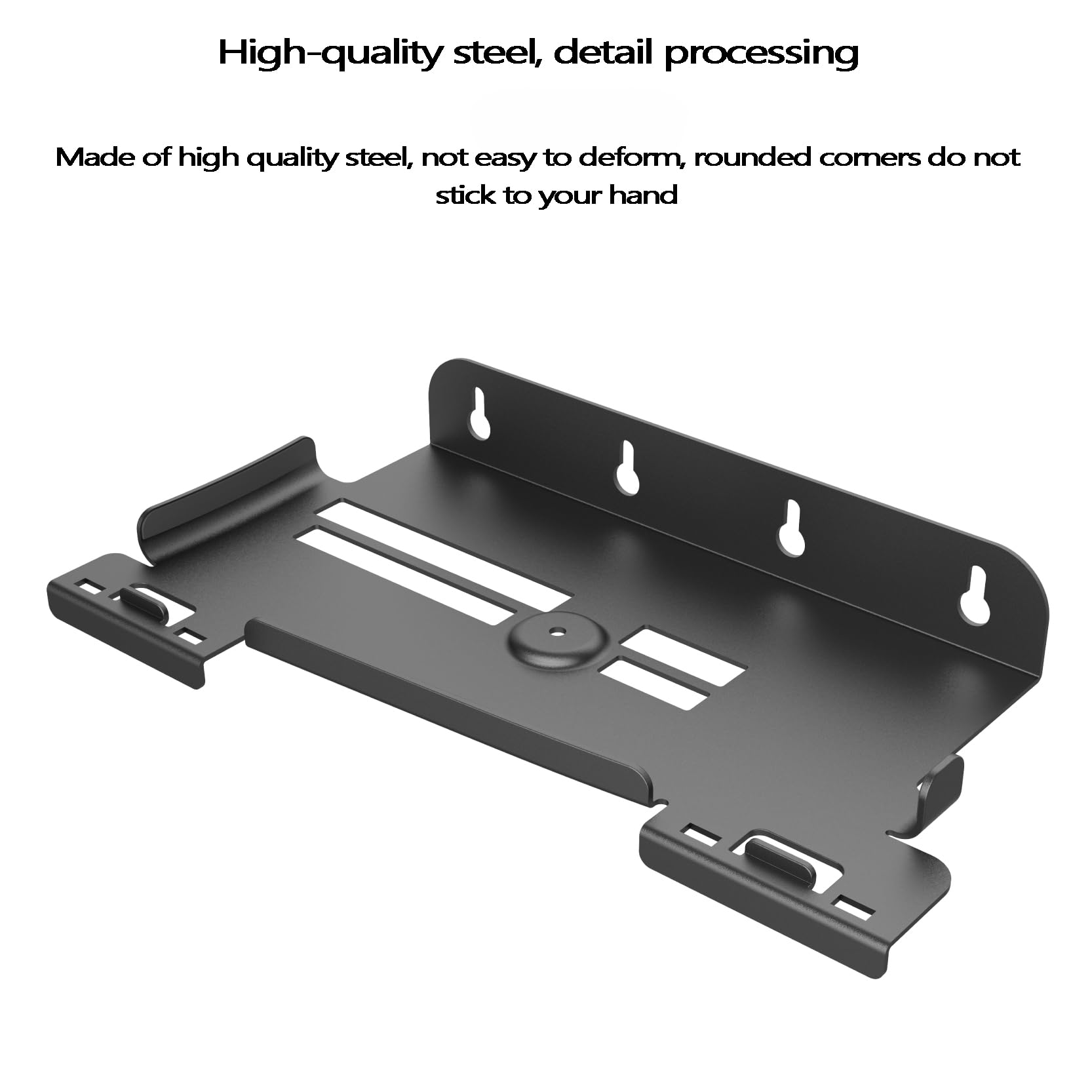Soporte de Pared Base con soporte para mando Soporte de pared para colgar para PS5 Pro/ps5 Delgado Digital Edition y Disc Soporte de pared para consola Edition (Negro)