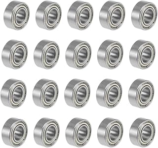 uxcell 686ZZ Deep Groove Ball Bearings Z2 6mm X 13mm X 5mm Double Shielded Carbon Steel 20pcs