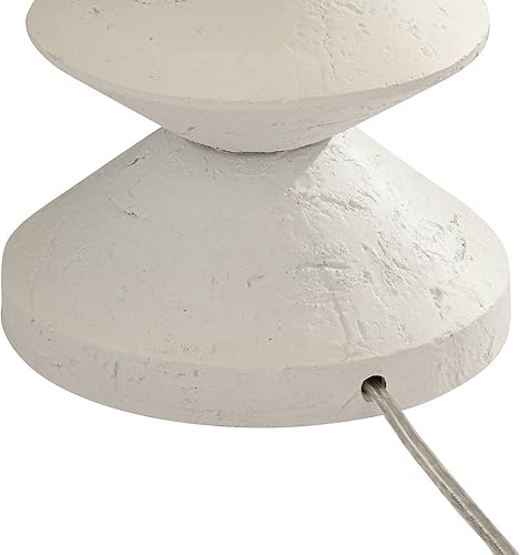 Miniatura 7 de 360 Lighting Ashely - Juego de 2 lámparas de mesa decorativas modernas de mediados de siglo de 24 12 pulgadas de alto, acabado blanco, pantalla de