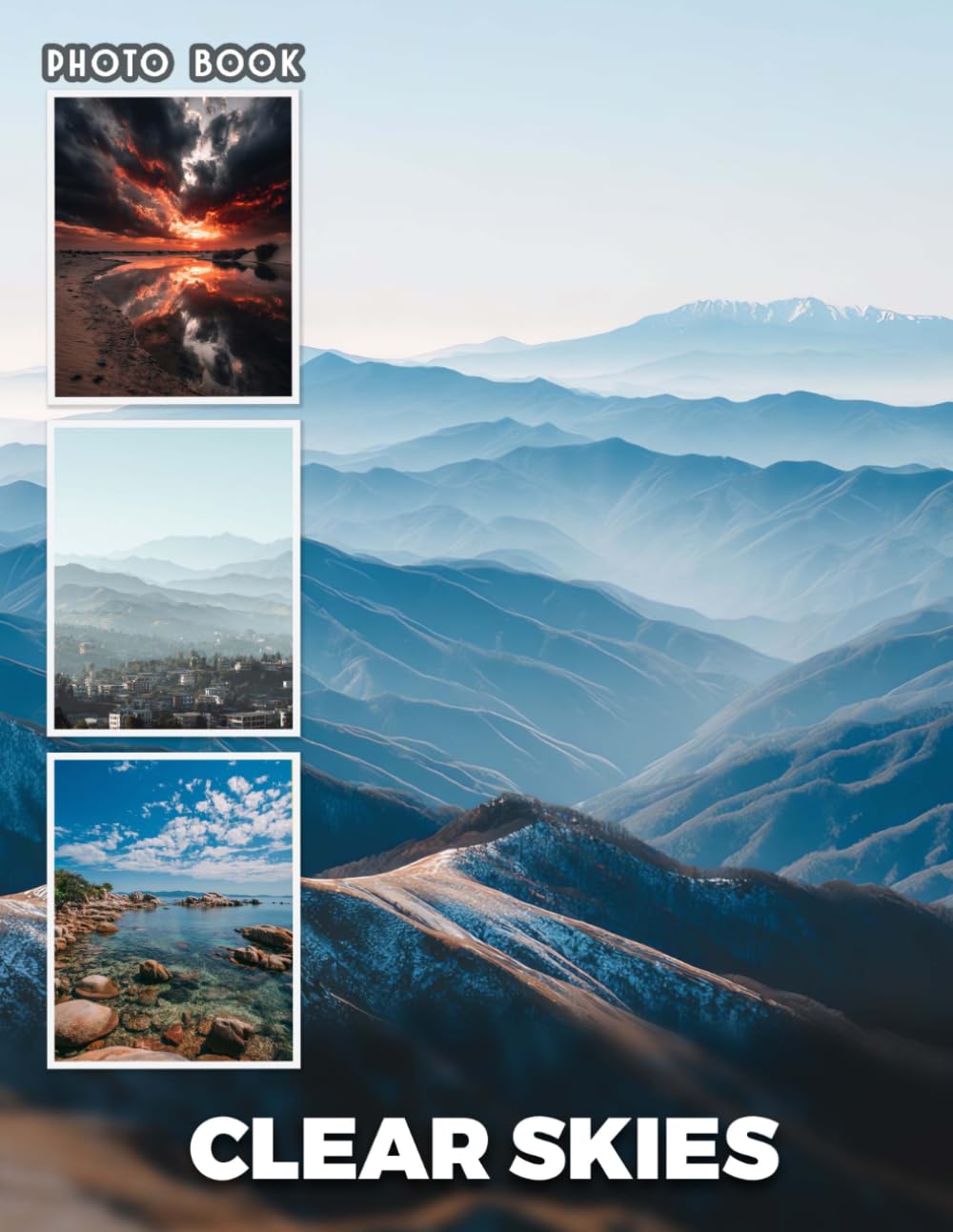 Clear Skies Photobook: Vibrant Sky Photography Highlighting Blue Skies, Fluffy Clouds And Sunny Day Escapes