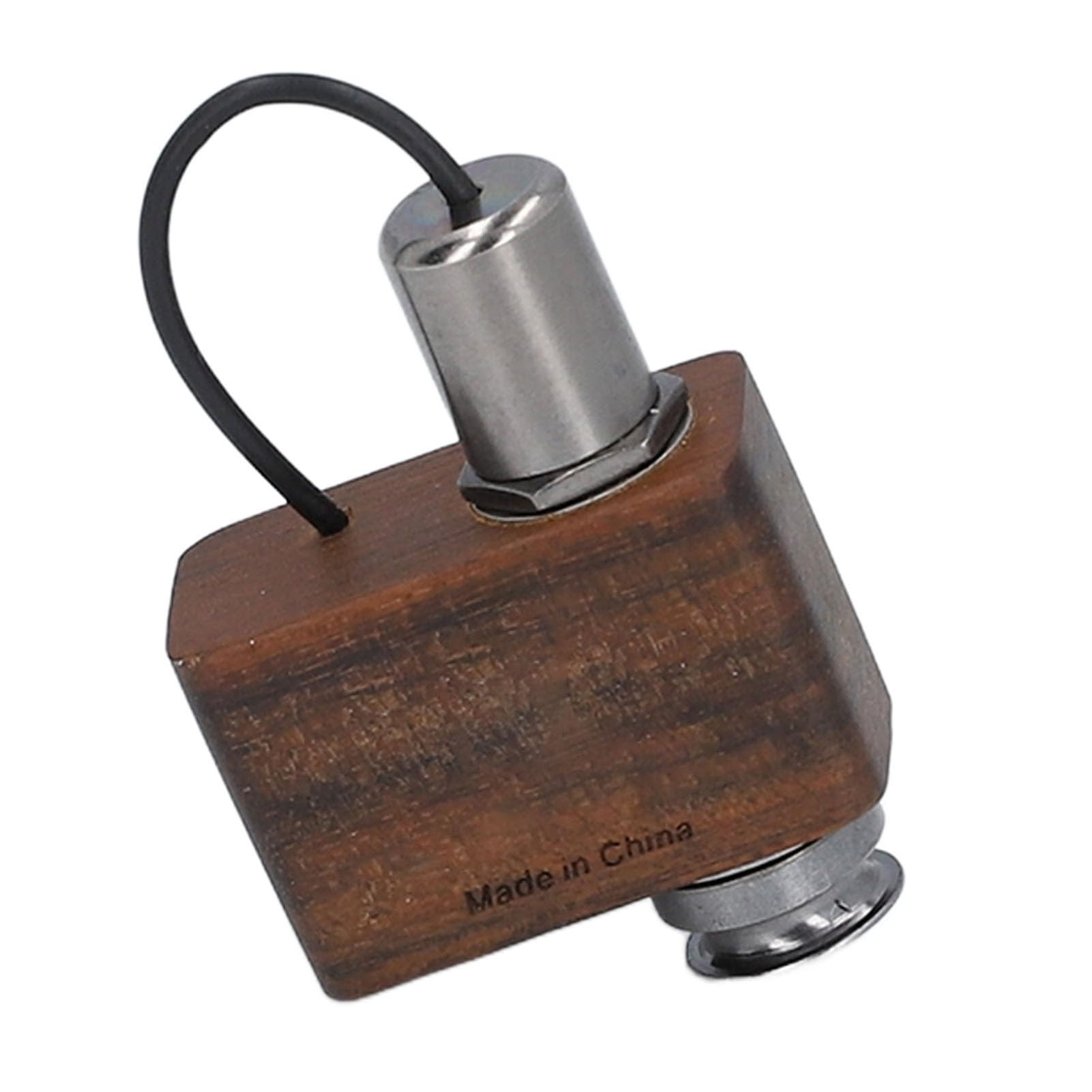 Fafeicy Przetwornik do Gitary Akustycznej, Stick On Piezo do Skrzypiec Gitarowych Ukulele z metalową konstrukcją z Drewna, jakość Dźwięku HiFi, łatwa Instalacja ćwiczeń Nagraniowych na Scenie