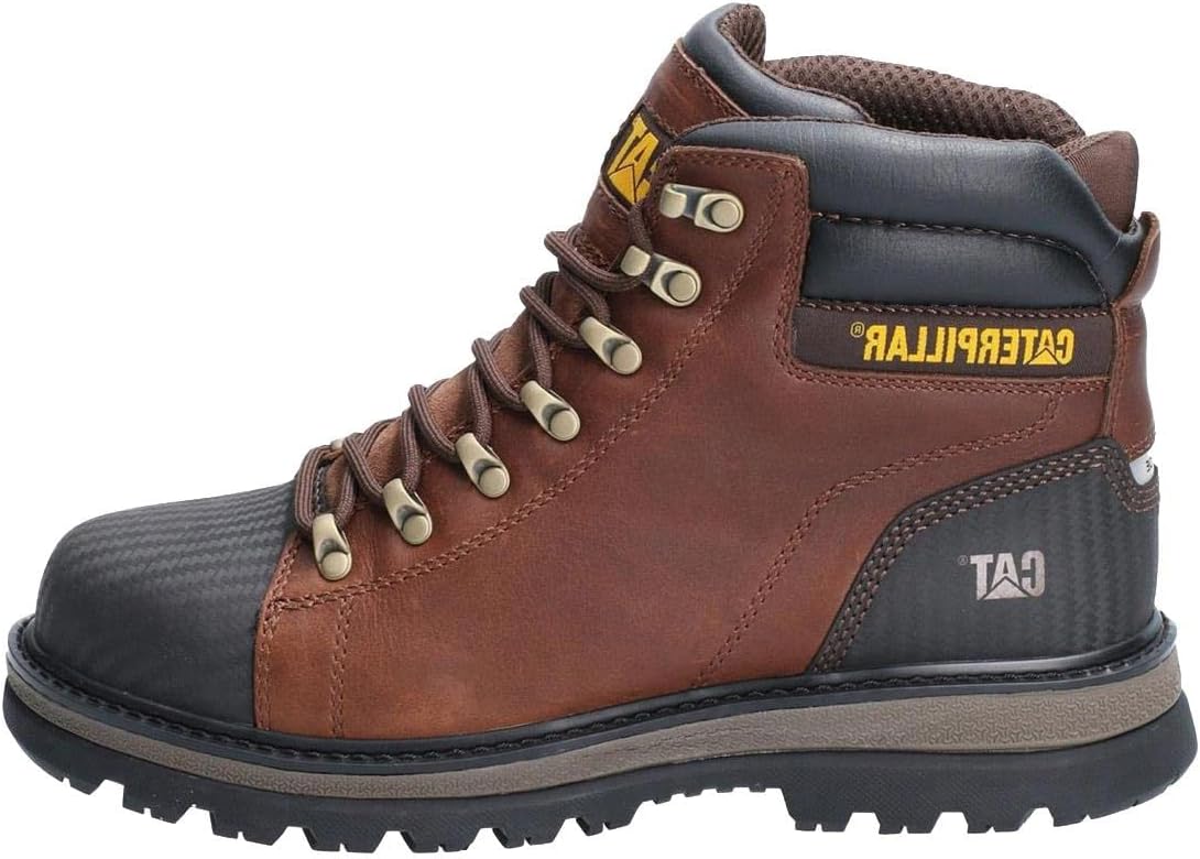 CAT Safety Footwear Mens Foxfield Boot in Brown Size 6 UK Brown