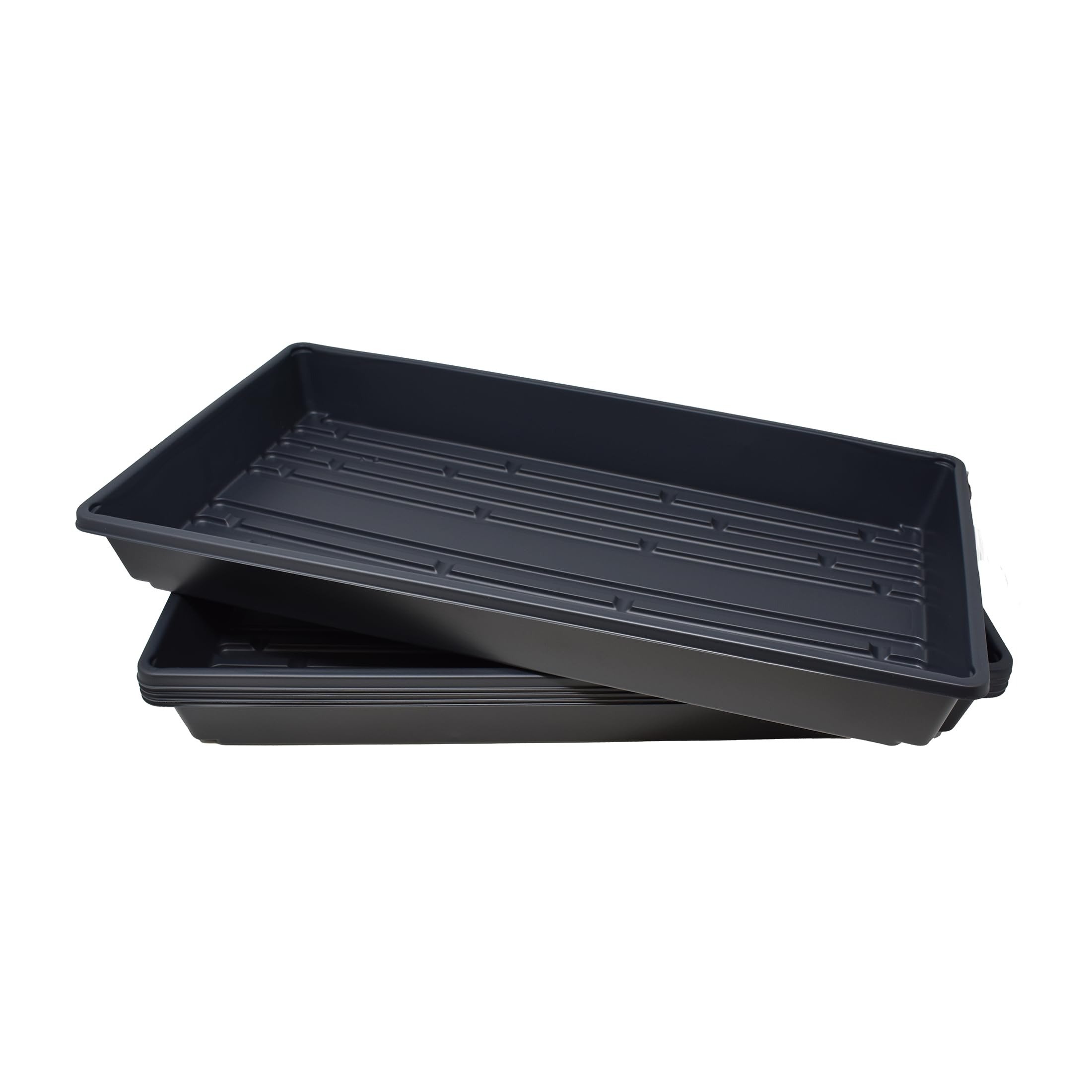 1020 Trays- Heavy Duty No Holes, 100 Pack, for Propagation Seed Starter, Plant Germination, Seedlings, Microgreens