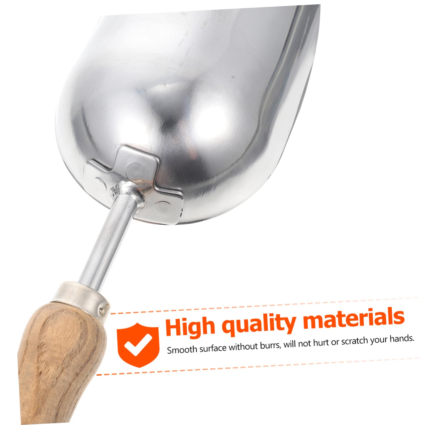 ibasenice 2 Stück Gartenerde Schaufel Scoop Gartenhandwerkzeuge Kompakte Gartenschaufeln Garten Handschaufel faltbar Hochleistungs-Gartenhandkelle Garten -Mini -Werkzeuge Rostfreier