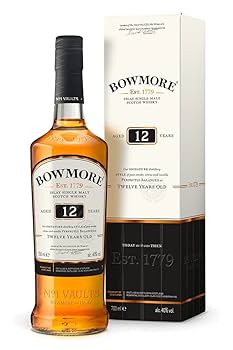 ボウモア 12年　BOWMORE 12 Years Old 700ml 40% Amazon.co.jp: 箱入り ボウモア 12年 40度 700ml 並行 シングル