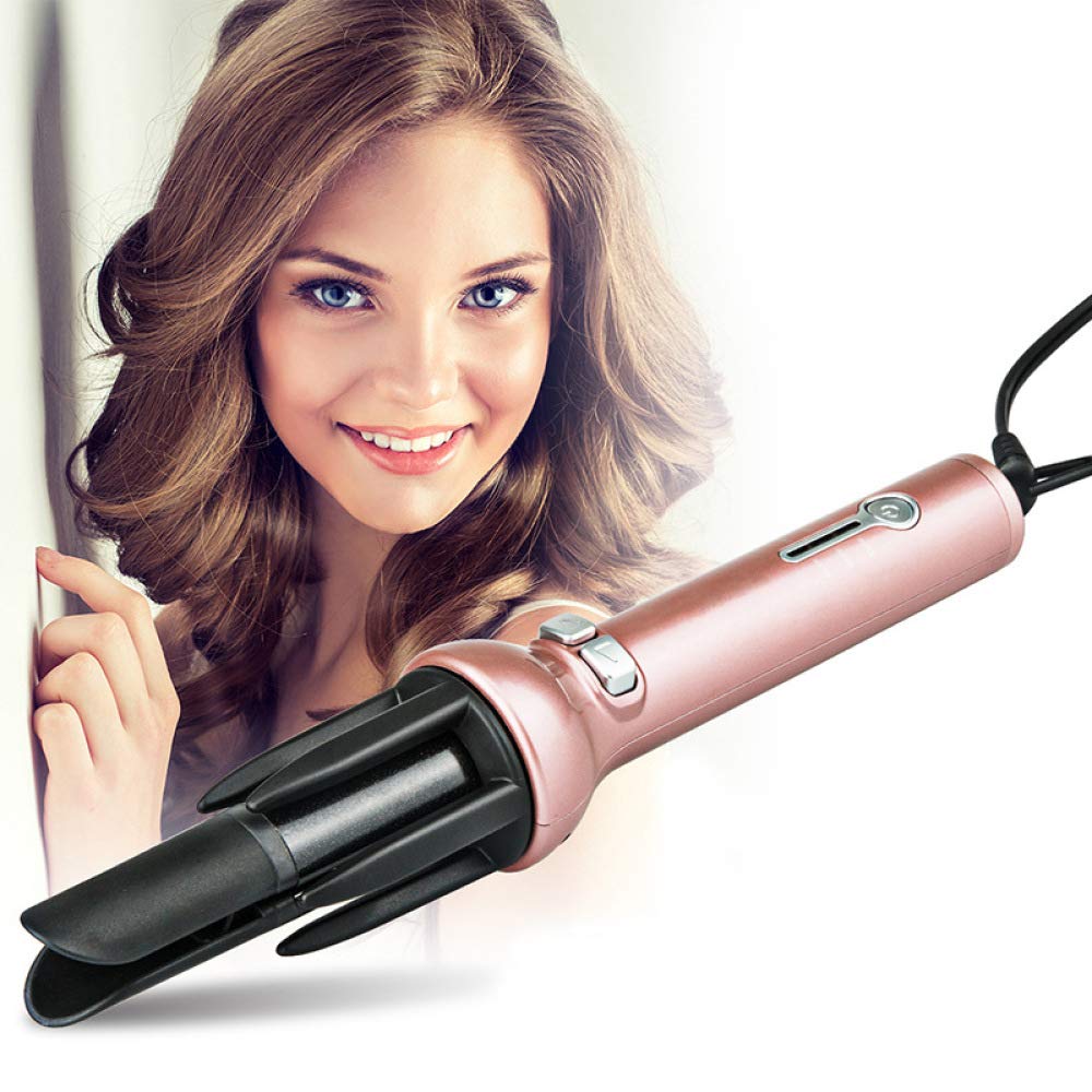 Bigodini Bacchette Pinze Arricciacapelli Rotanti Elettriche in Ceramica Temperatura Automatica A 360 Gradi Parrucchiere Professionale per Tutti I Tipi di Lunghezza dei Capelli.