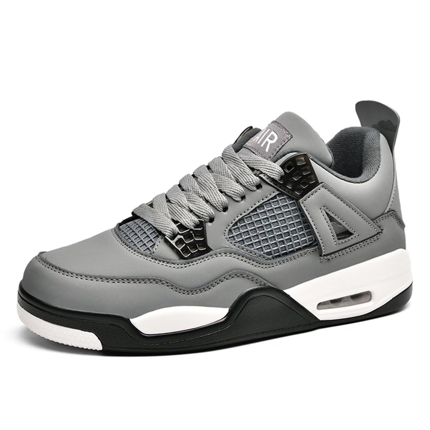 Aszeller Zapatillas de 4 Air Estilo Retro Skate clásicas para Hombre Mujer, para Baloncesto, Estilo Casual, para Correr, Caminar Zapatos formador